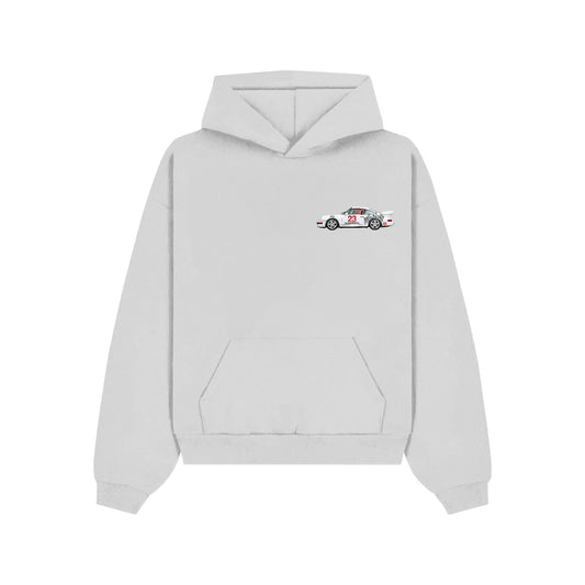 "23RACING" HOODIE - grey