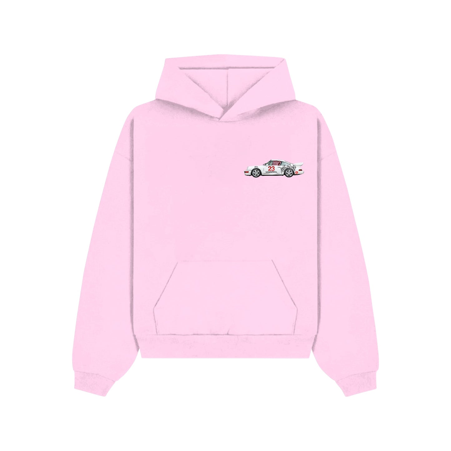 "23RACING" HOODIE - pink