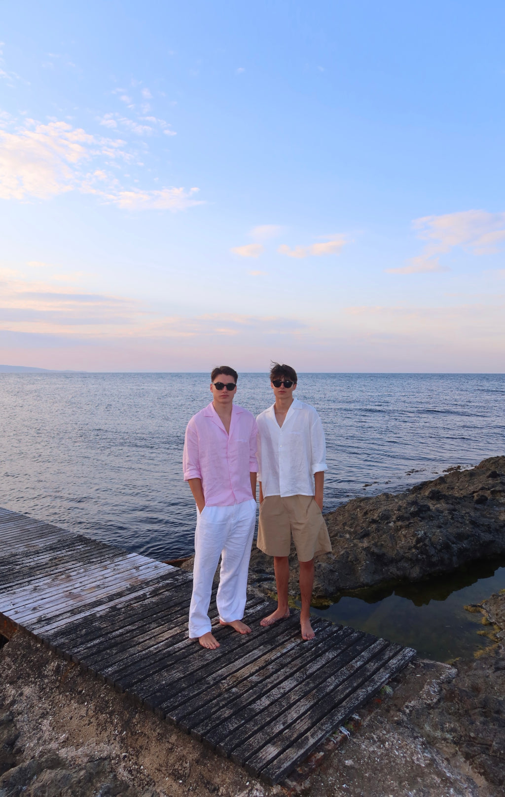 LINEN SHIRT - WHITE